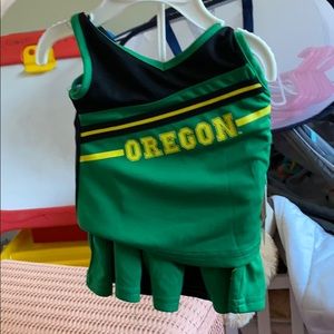 Oregon Ducks Baby Girl Cheerleading outfit